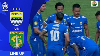 Persib Bandung vs Persebaya Surabaya  Line Up amp Kick Off BRI Liga 1 202425 [upl. by Lexie]