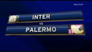 InterPalermo 44 201112  sky SPORT extended highlights poker di Milito amp tripletta di Miccoli [upl. by Kristofer52]