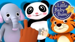 Eeny Meeny Miny Moe  Nursery Rhymes for Babies by LittleBabyBum  ABCs and 123s [upl. by Tesil]