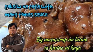 paksiw na pata with mang tomas sauce [upl. by Erich480]