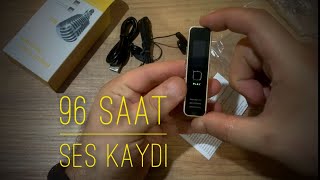 Ultratekno KB55 32 GB Dijital Ekranlı Mini Ses Kayıt Cihazı voicerecorder trend [upl. by Wheelwright]