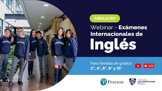 Webinar  Simulacro de Exámenes Internacionales de Inglés 📚 [upl. by Dorcus]