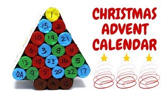 Christmas Advent Calendar  Christmas Ideas  Toilet Roll Craft [upl. by Critta175]