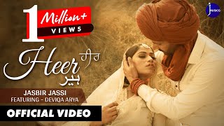 Heer Official Video Jasbir Jassi ft Deviqa Arya  Waris Shah  New Punjabi Song 2021  JJ Musics [upl. by Sharma]