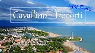 Italy  Cavallino Treporti  Beach with Drone [upl. by Michella943]