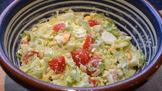 Fittnes Salat Rezept in 10 Min [upl. by Emiaj350]