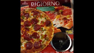 DIGIORNO THIN CRUST  Supreme pizza [upl. by Nerrej424]