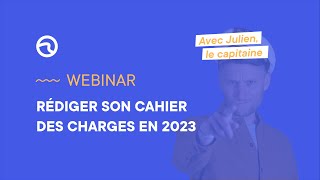 Comment faire un cahier des charges pour un site internet en 20232024   Avec Julien Dereumaux [upl. by Musetta]