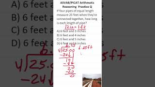 ASVABPiCAT Arithmetic Reasoning Practice Test Q Conversions acetheasvab w grammarhero [upl. by Emogene]