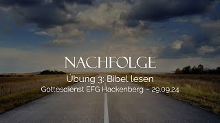 EFG Hackenberg Gottesdienst  220924 [upl. by Sorce610]