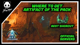 Where to FInd The Artifact Of The Pack In The Center  ARK Survival Ascended [upl. by Gebler]