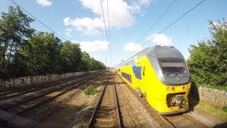 Train Cab Ride NL  Rotterdam – Schiphol Airport – Lelystad Centrum  VIRM Intercity  July 2017 [upl. by Giusto679]