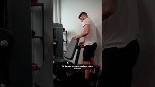 EXTENSIONES DE CUÁDRICEPS AJUSTA BIEN LA MÁQUINA shorts gym [upl. by Mrots856]