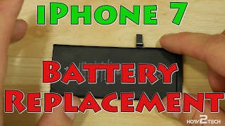 iPhone 7 Battery Replacement  Ripped Adhesive [upl. by Yecak852]