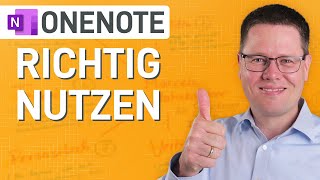 😎 OneNote richtig nutzen Top organisiert mit wenig Aufwand [upl. by Christoper]