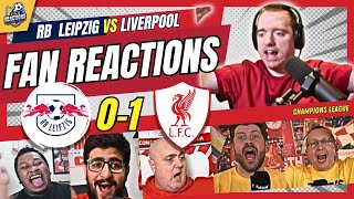 LIVERPOOL FANS REACTION TO LIVERPOOL 10 RB LEIPZIG  CHAMPIONS LEAGUE [upl. by Tirrag]