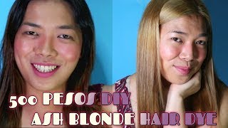 DIY BLEACH AT HOME  VERY LIGHT ASH BLONDE HAIR COLOR  HORTALEZA [upl. by Rainger]