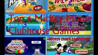 ● Top 6 Mickey Mouse Clubhouse Games ● ◄ New 2014 HD ► [upl. by Treulich]