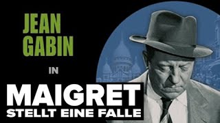 Maigret stellt eine Falle 1958  Ganzer Film [upl. by Mercola]