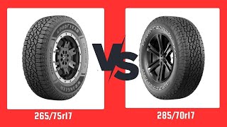 Tire Size 26575r17 vs 28570r17 [upl. by Aneem]