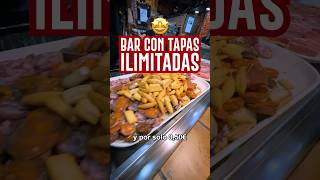 Bar con TAPAS ILIMITADAS en Madrid 😱 [upl. by Adim26]