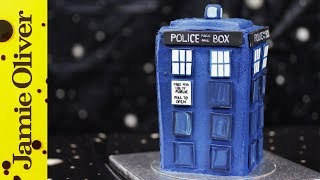 Doctor Who TARDIS Cake  Cupcake Jemma [upl. by Ymmij]