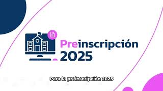 Preinscripción 2025 [upl. by Arihsaj]