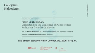 Paco Calvo Understanding the Challenges of Plant Science Reflections from the OutsideIn [upl. by Annahsed]