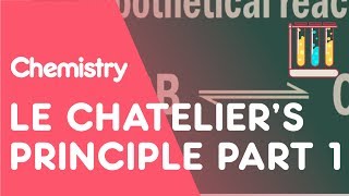 Le Chateliers Principle Part 1  Reactions  Chemistry  FuseSchool [upl. by Merilyn]