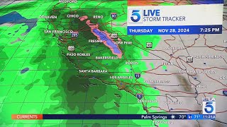 Thanksgiving could be another rainy day in California [upl. by Rafaellle234]