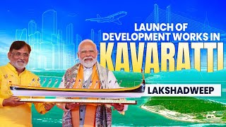 LIVE PM Modi lays foundation stone amp inaugurates various projects in Kavaratti Lakshadweep [upl. by Eissoj]