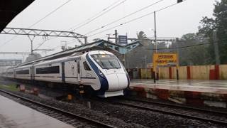 electric train in heavy rain indain bullet train [upl. by Ramu]