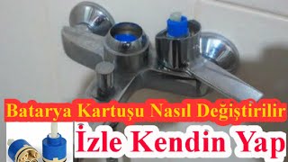 Arızalı Banyo Batarya Kartuşu Nasıl Değiştirilir [upl. by Laith548]