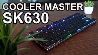 Cooler Master SK630 Low Profile Mechanical Keyboard Review [upl. by Crompton]