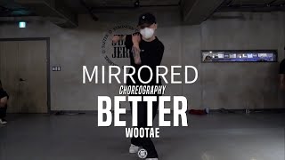 BoA  Better  Wootae Choreography  Mirrored [upl. by Stich]