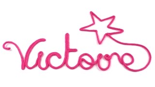 DIYTuto Prénom en tricotin  Knitting Mill  tricotin baby name [upl. by Sitoeht]