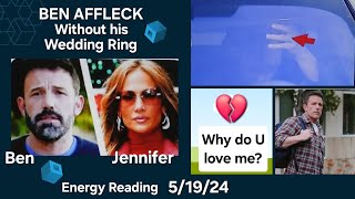 Ben Affleck Ditches J Lo Energy Reading 51924 [upl. by Ardehs]