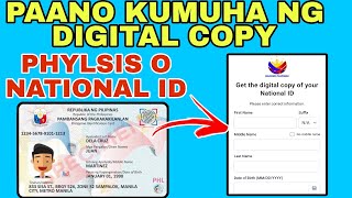 Paano mag download ng national id [upl. by Ahsal]