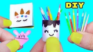 DIY HAZ MATERIAL ESCOLAR EN MINIATURA Parte 4 [upl. by Ydnahs522]