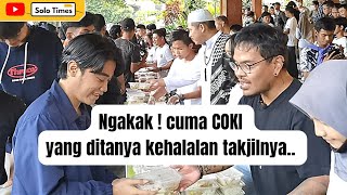 GIBRAN Undang COKI PARDEDE amp TRETAN MUSLIM Bagi Takjil di Balaikota Solo [upl. by Nevin801]