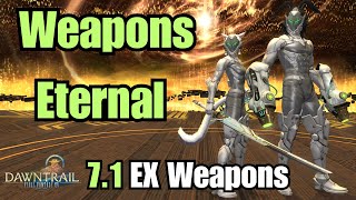 FFXIV Weapons Eternal  EX Weapons [upl. by Diehl]