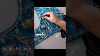 Blouse lace design cutting and stitching shorts shortsvideo rohinifashion [upl. by Mcgee]