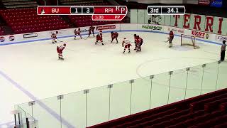 RPI ACHA vs Boston University 1132023 [upl. by Elvie3]