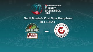 Pizza Lazza Harem Spor  Gaziantep Basketbol Türkiye Sigorta TBL 10Hafta [upl. by Rigdon]