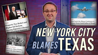 NYC Blames Texas for Illegal Aliens [upl. by Sapers]