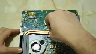 How To Reapply Thermal Paste for Asus K53SV K53E A53E A52F Notebook Repair [upl. by Durant739]