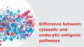 Difference between cytosolic and endocytic antigen processsing pathways [upl. by Bill]