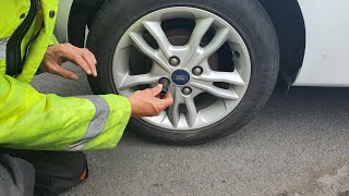 Ford Fiesta Locking Wheel Nut Removal No Key No Drilling No Welding Just Be Careful [upl. by Ellohcin317]