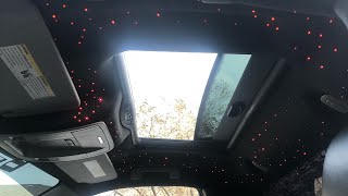 Sunroof install with Rolls Royce Star light headliner [upl. by Ydac]