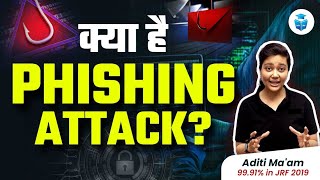 UGCNET Paper1 ICT  What is Phishing Attack Phishing Attack Explained in Hindi by Aditi Mam [upl. by Marcia]